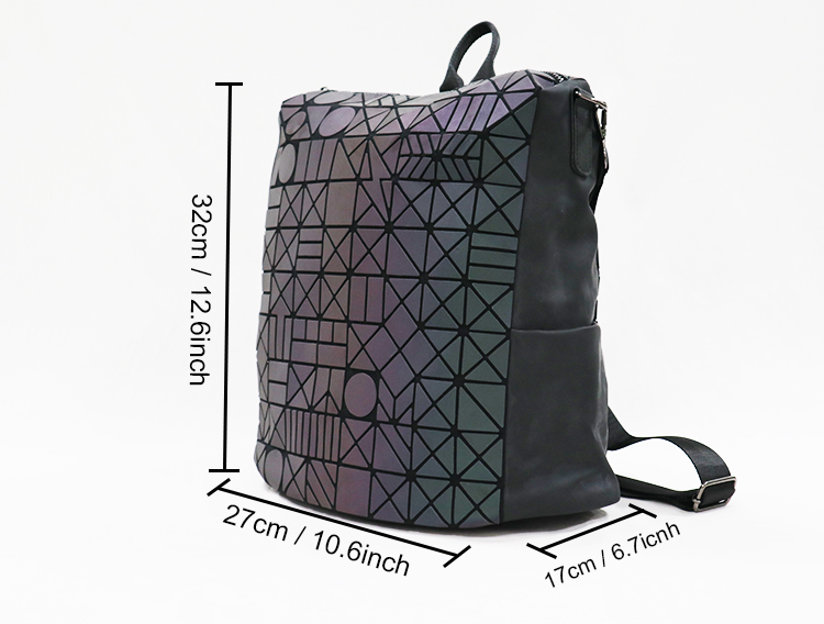 Explore the unique design features of geometric backpack, their versatile uses, and how XINHUI offers customizable options. Discover the perfect blend of style and functionality with holographic backpack.