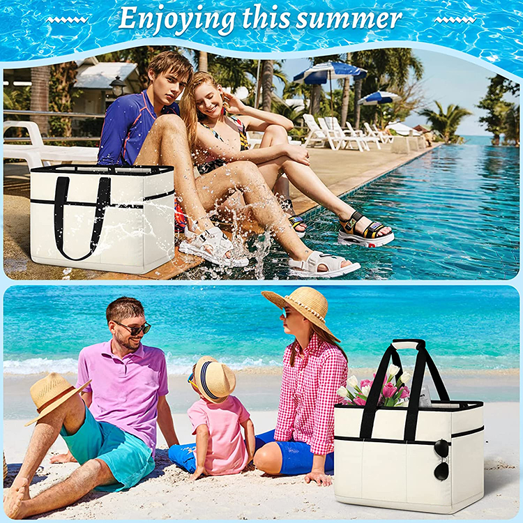Explore the unique design features of extra large canvas beach tote, their versatile uses, and how XINHUI offers customizable options.