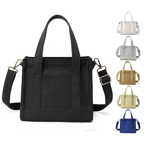 black mini tote bag for women 