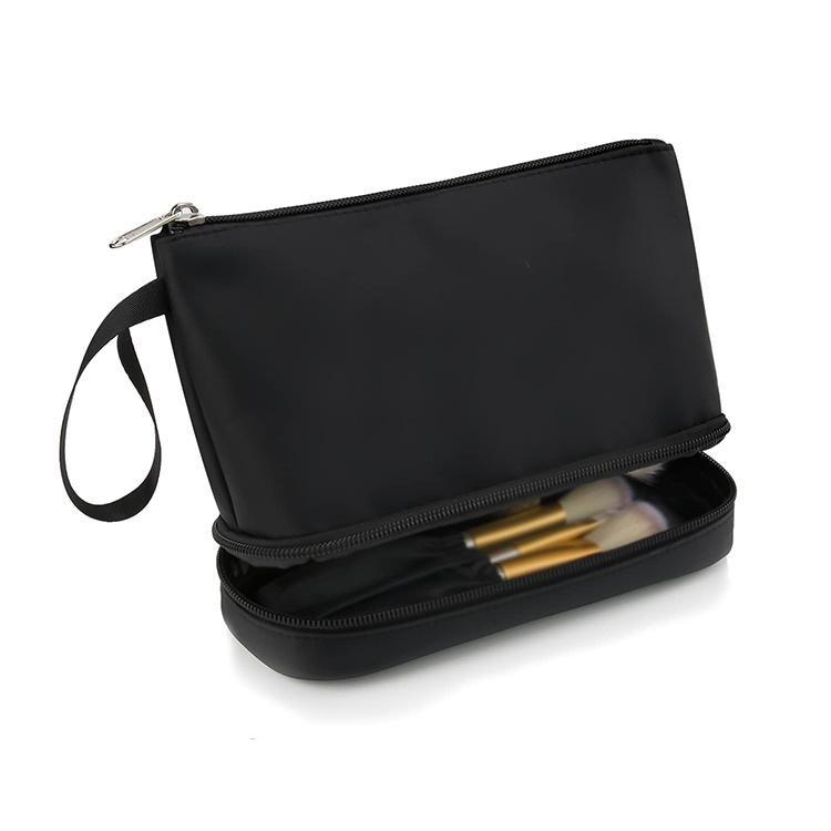 Explore the unique design features of black makeup pouch, their versatile uses, and how XINHUI offers customizable options.
