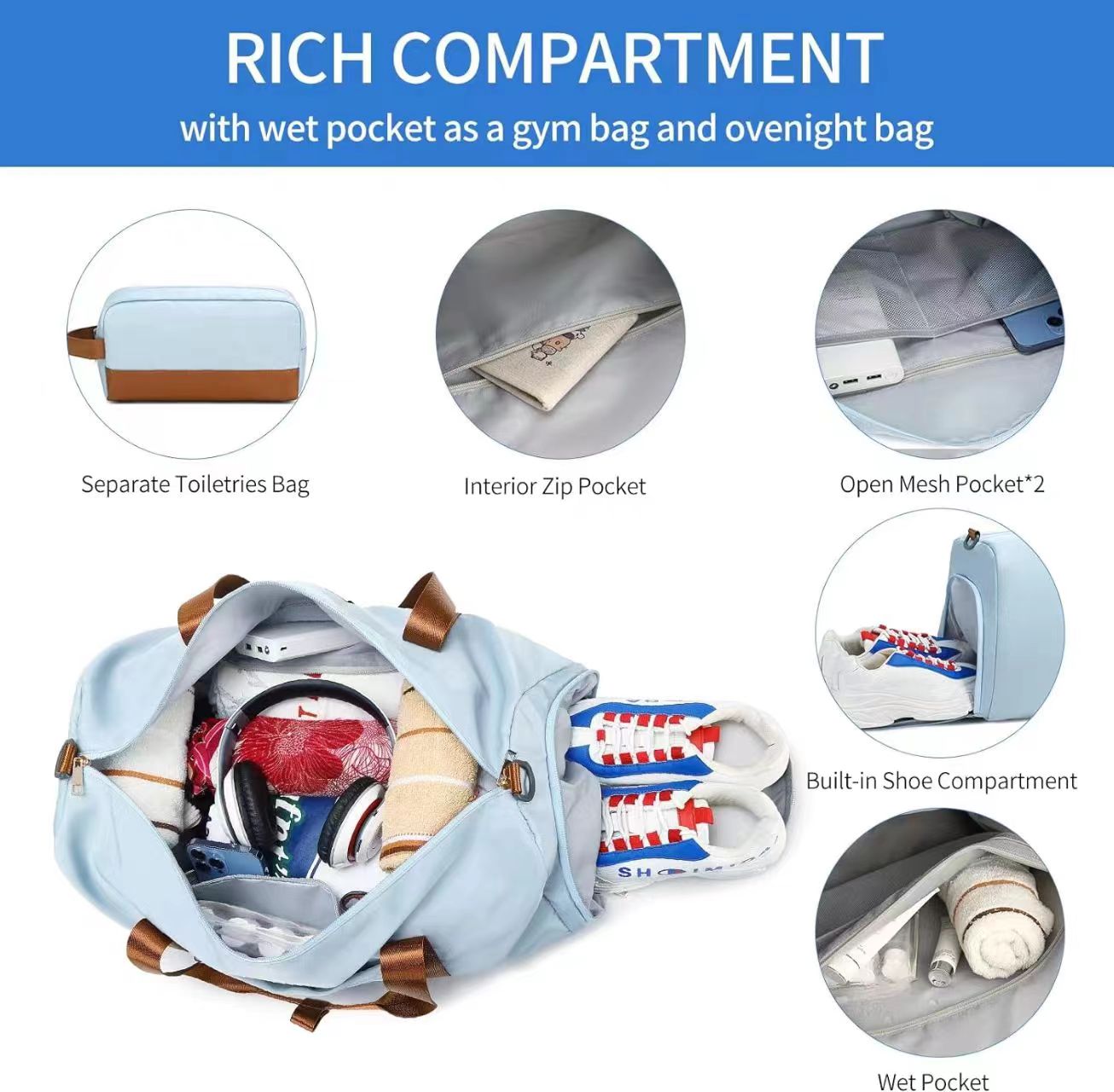 Explore the unique design features of weekend bags for men, their versatile uses, and how XINHUI offers customizable options.