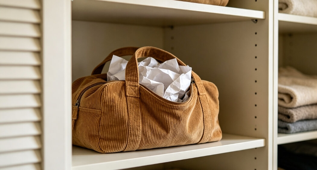 Correct Storage for Corduroy Bags