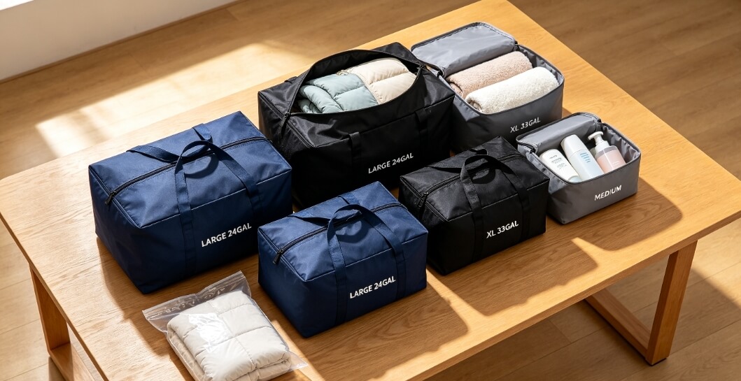 Multiple sizes of moving bag to match different moving demands