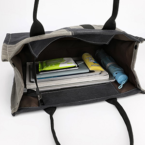 tote purse with zipper