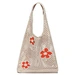Crochet Mesh Beach Tote Bag Reusable Shopping Bag Summer Aesthetic Knit Bag for Women  Crochet Mesh Bag