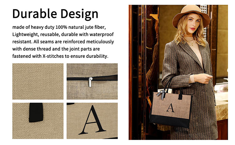 Explore the unique design features of jute beach tote bag, their versatile uses, and how XINHUI offers customizable options.