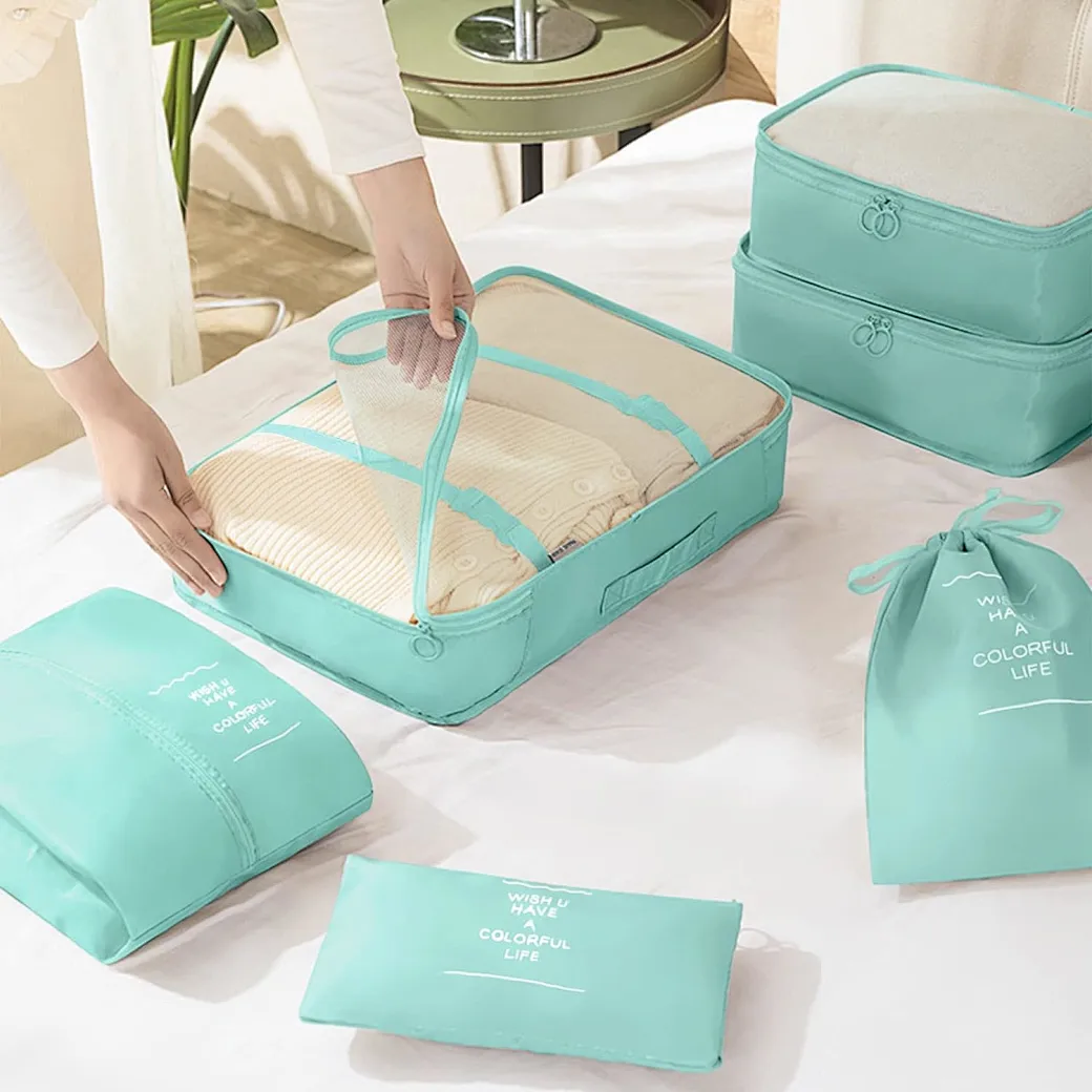 Explore the unique design features of 8 sets of travel bag set , their versatile uses, and how XINHUI offers customizable options.
