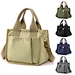 Women Canvas Tote Bag Classic Small Square Crossbody Bag Shoulder Bag for Work School