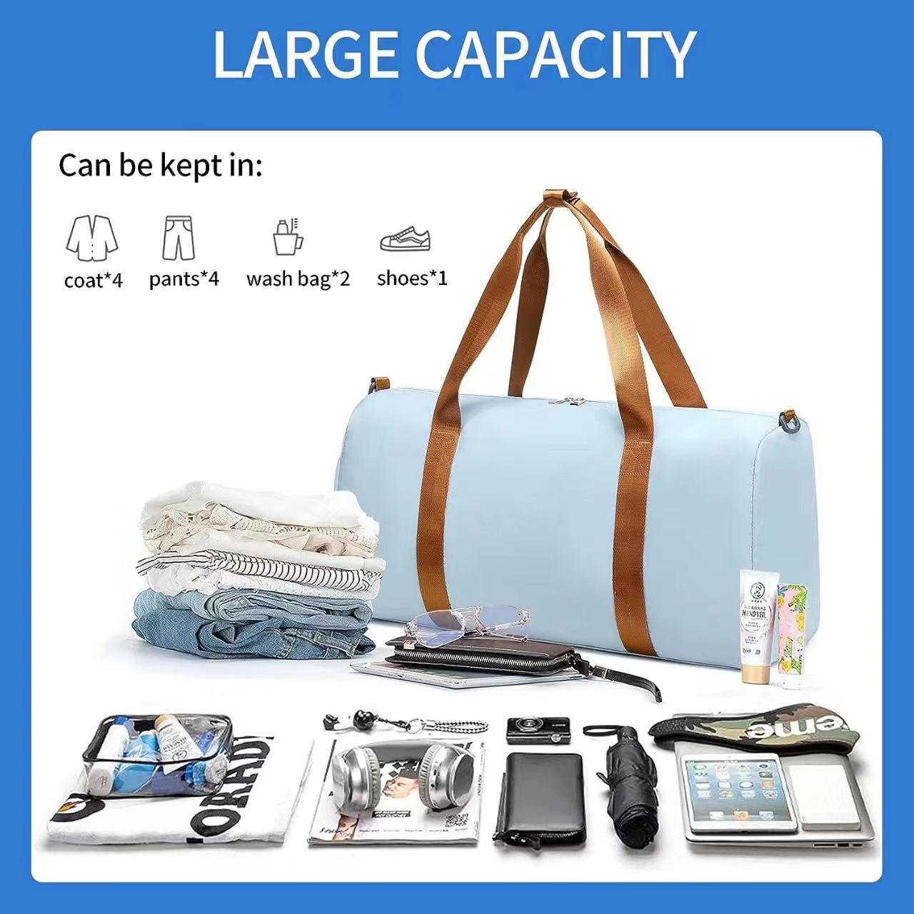 Explore the unique design features of weekend bags for men, their versatile uses, and how XINHUI offers customizable options.