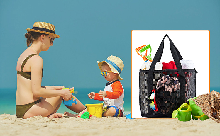 Explore the unique design features of black mesh beach bagr, their versatile uses, and how XINHUI offers customizable options.