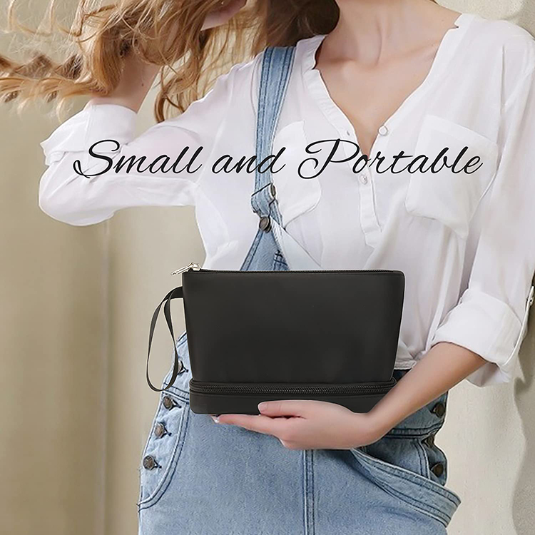 Explore the unique design features of black makeup pouch, their versatile uses, and how XINHUI offers customizable options.