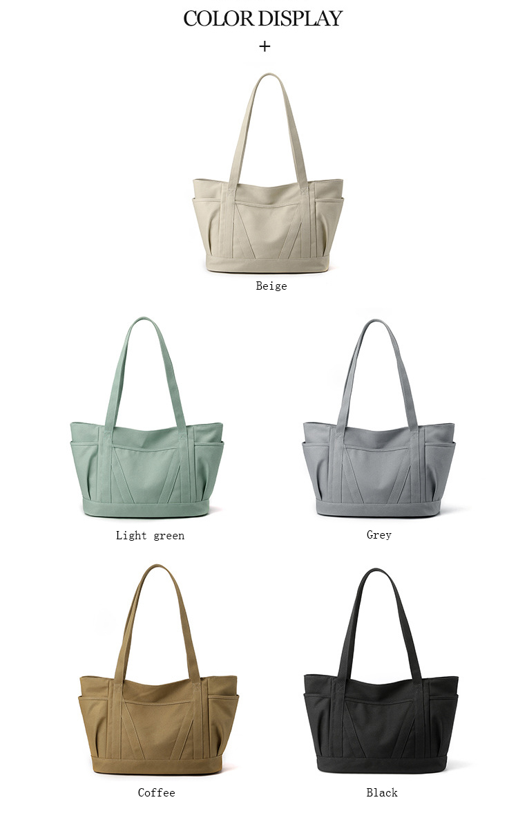 Explore the unique design features of large canvas tote bags with pocket, and how XINHUI offers customizable options
