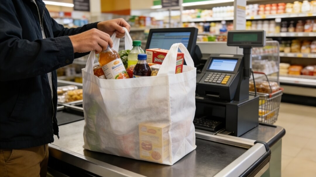 going to the grocery store