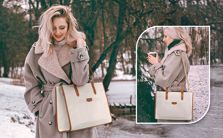 canvas tote for laptop