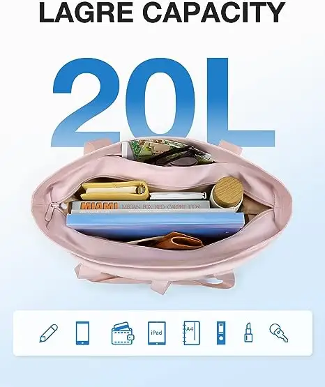 Explore the unique design features of large tote bags for women, their versatile uses, and how XINHUI offers customizable options.
