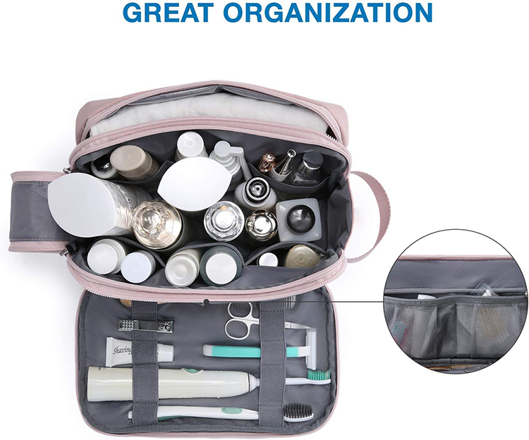Efoldable makeup bag