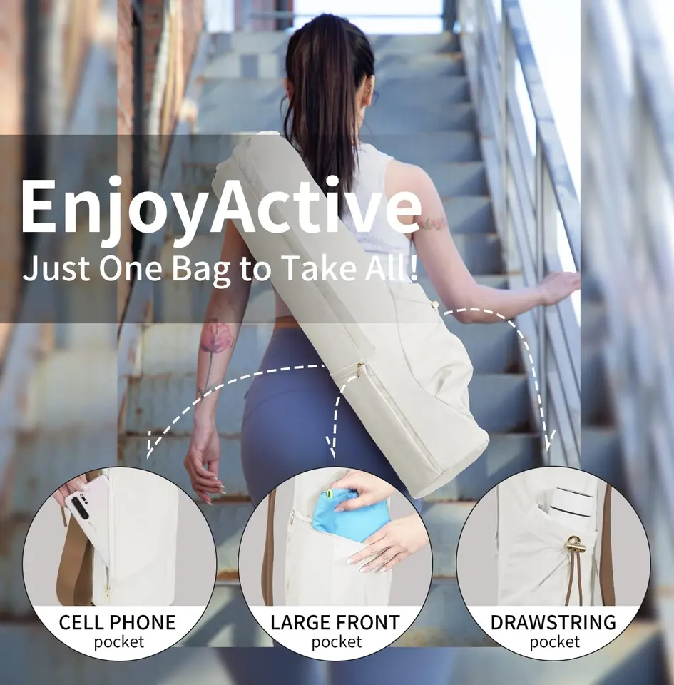 yoga duffle bag.