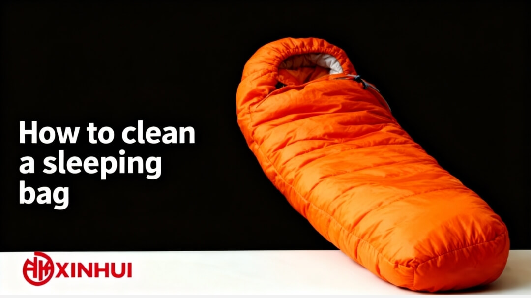 how to clean a sleeping bag