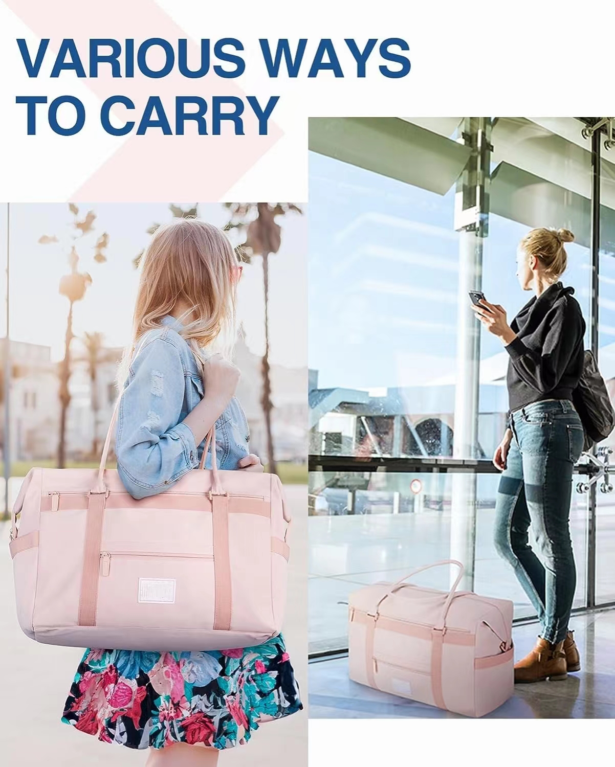 Explore the unique design features of hot pink weekender bag, their versatile uses, and how XINHUI offers customizable options.
