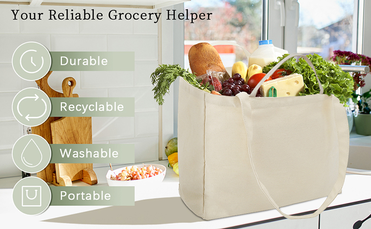 Explore the unique design features of canvas grocery tote, their versatile uses, and how XINHUI offers customizable options.