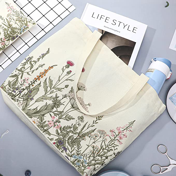 Explore the unique design features of floral canvas tote bag, their versatile uses, and how XINHUI offers customizable options.