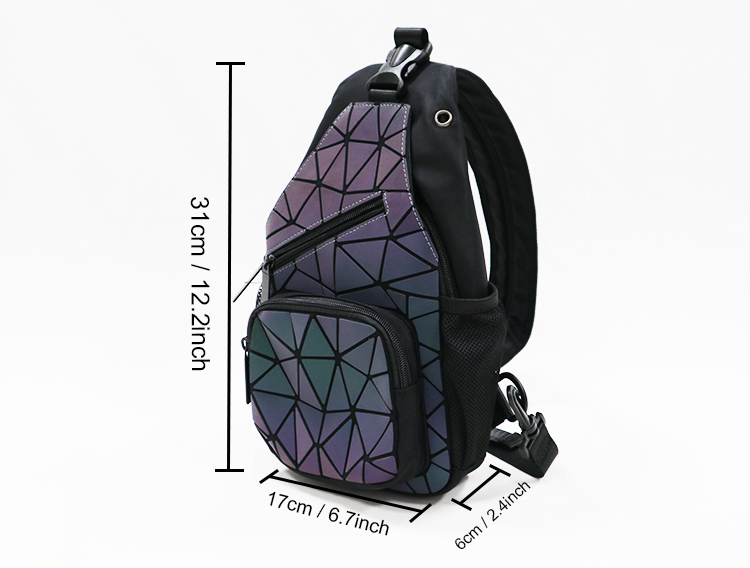 Explore the unique design features of holographic crossbody bag, their versatile uses, and how XINHUI offers customizable options.
