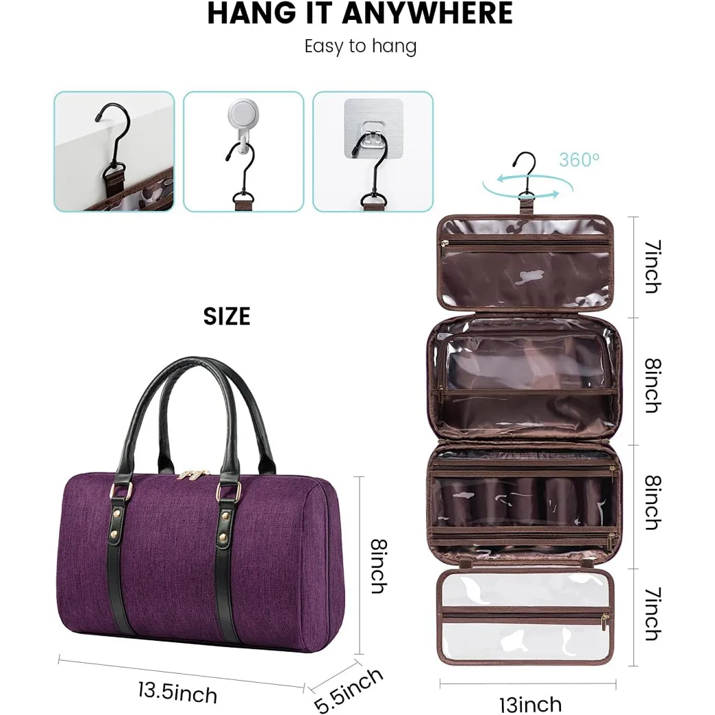 Explore the unique design features of personalized toiletry bag, their versatile uses, and how XINHUI offers customizable options.