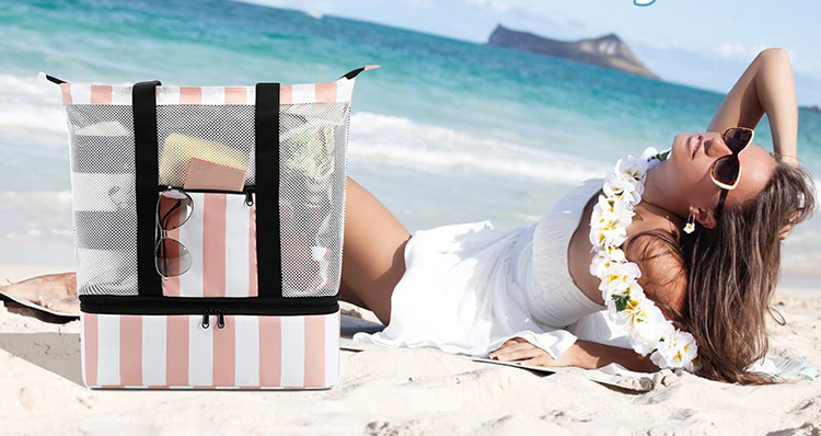 Looking for quality beach mesh tote bag? Contact us now. 16 Year experience. Support OEM/ODM. Samples are available.