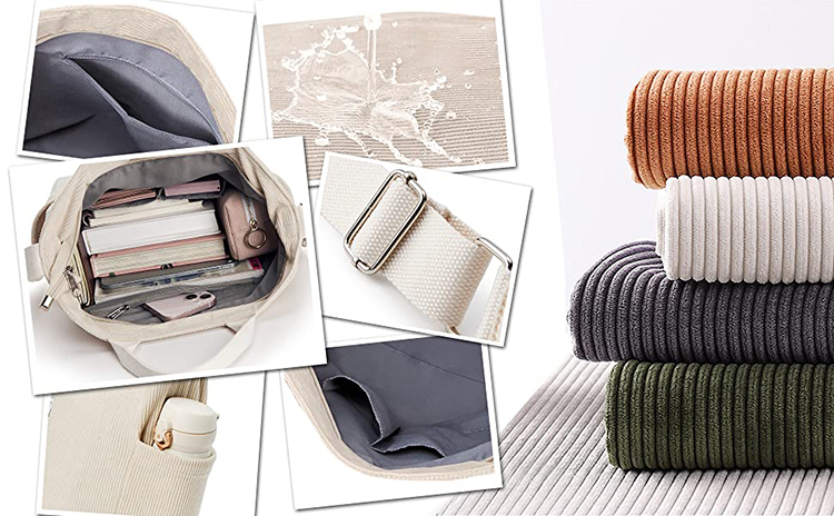 Explore the unique design features of corduroy bag women, their versatile uses, and how XINHUI offers customizable options.