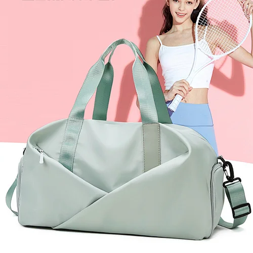 Waterproof Sports Gym Fitness Bags Women's Weekend Overnight Travel Bag