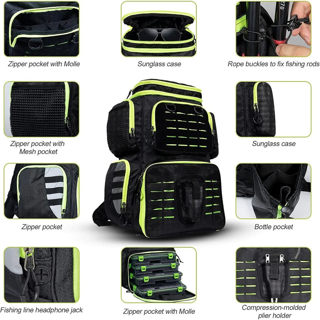 Explore the unique design features of fishing backpacks, their versatile uses, and how XINHUI offers customizable options.