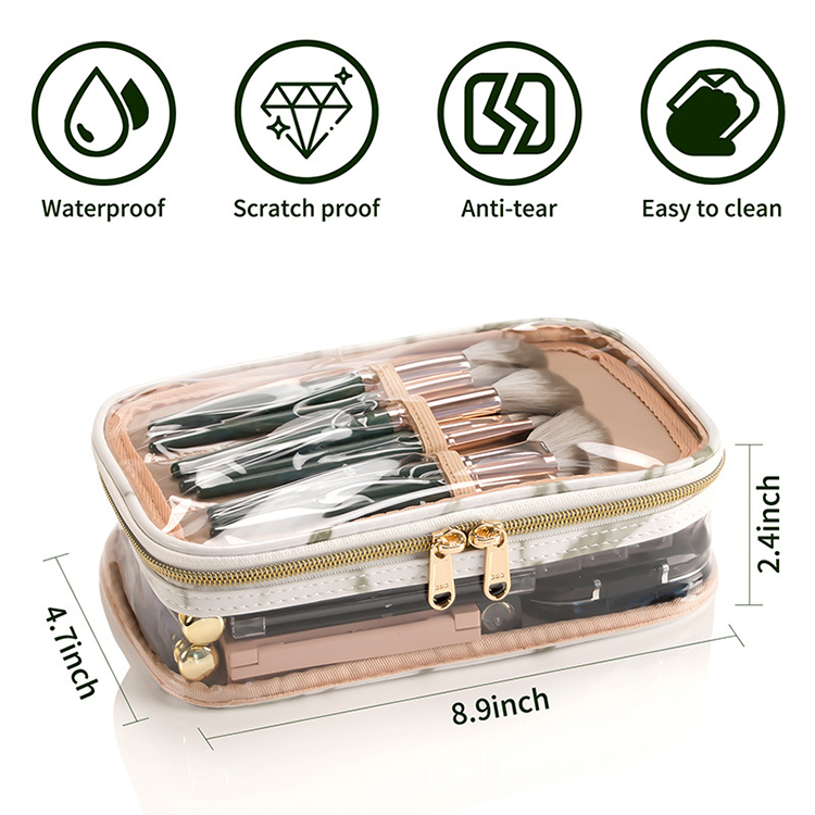 clear makeup bag for travel