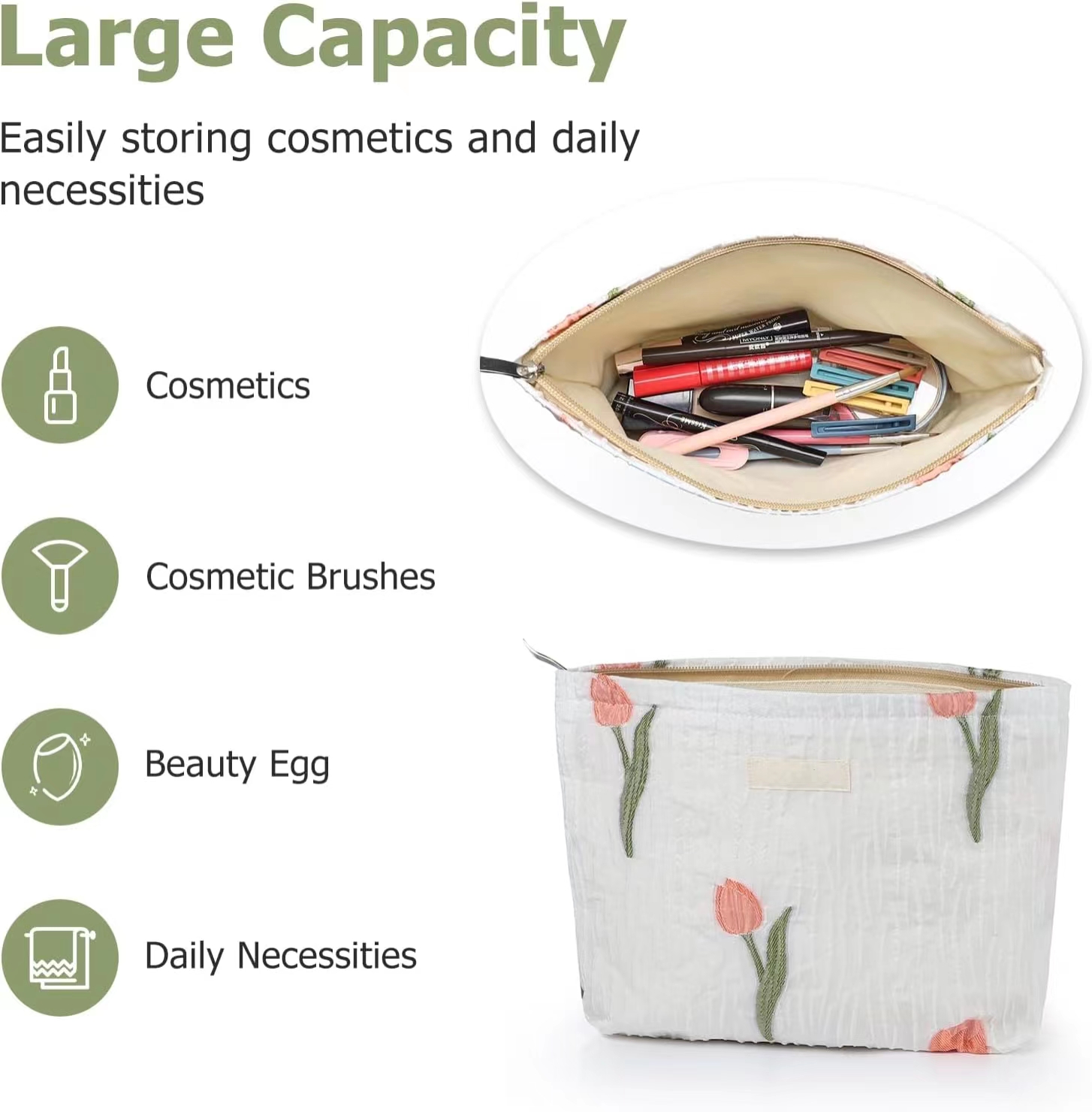 Shop target for floral makeup bag organizer, you will love at great low prices. We offer competitive price as you request for personalized cosmetic bag.