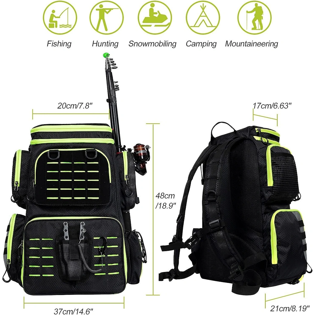 Explore the unique design features of fishing backpacks, their versatile uses, and how XINHUI offers customizable options.
