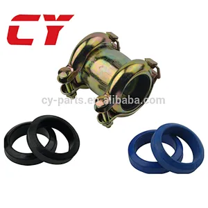 Excavator hydraulic hose connector hydraulic hose clamp