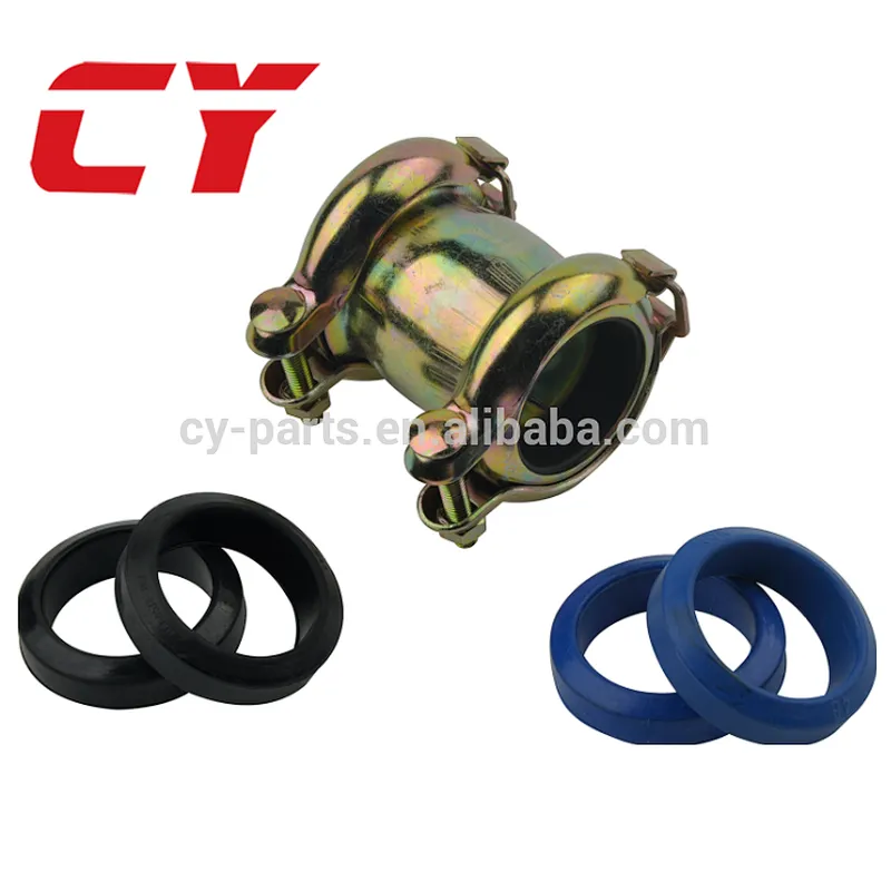 Excavator hydraulic hose connector hydraulic hose clamp