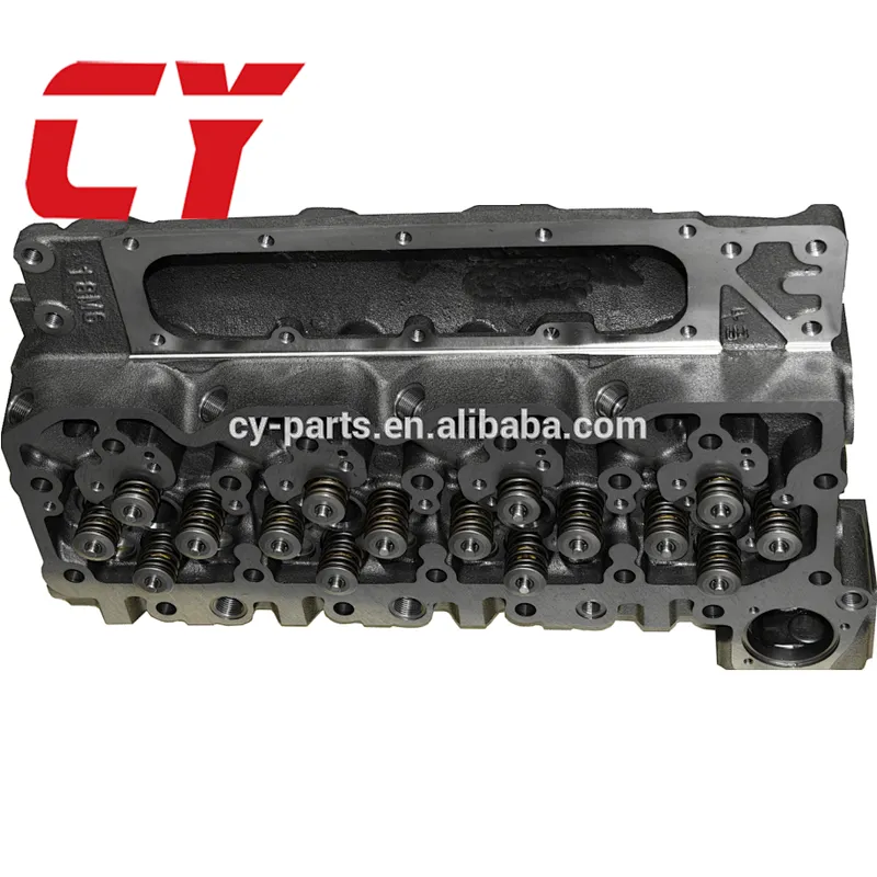 ISDE-4CYL EXCAVATOR ENGINE CYLINDER HEAD ASSY WITH VALVE GUIDE SEAT