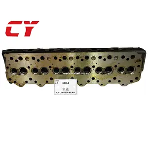 6D34 ME051714 SK200-5 SK200-6 COMPLETE EXCAVATOR ENGINE CYLINDER HEAD ASSY