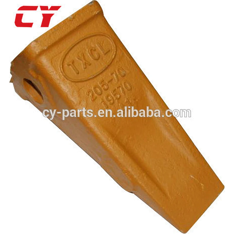 Excavator sharp bucket teeth