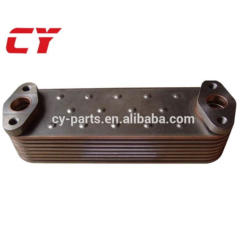 J08 oil cooler core/excavator oil cooler core/engine oil core