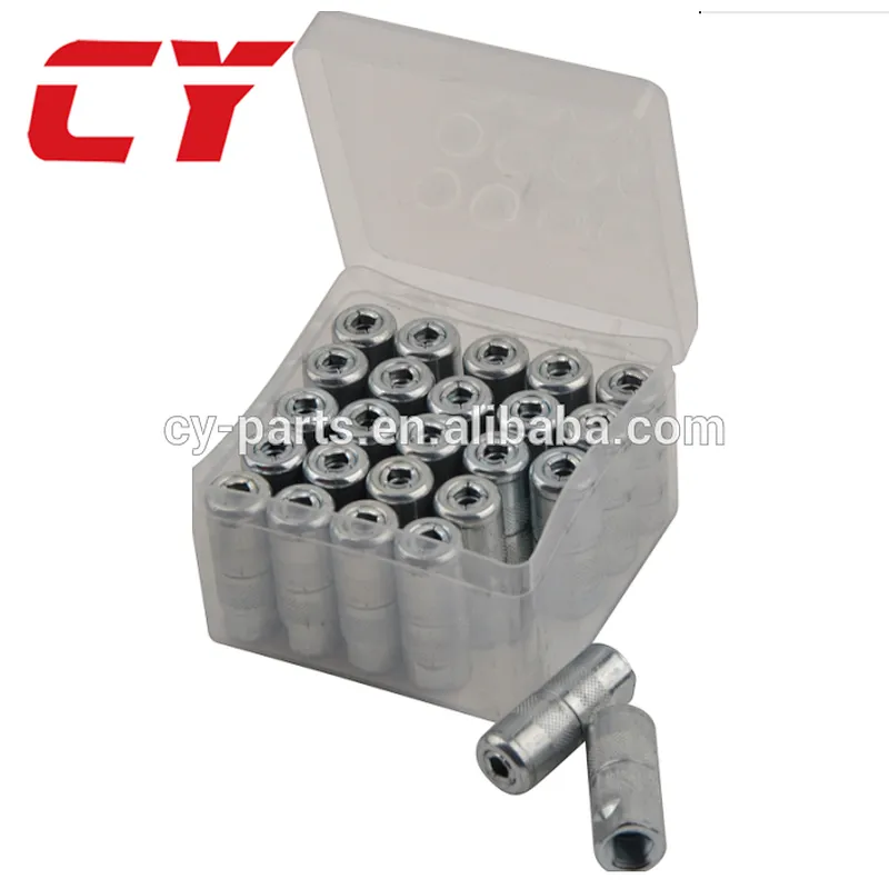 SILVER GREASE GUN FITTING