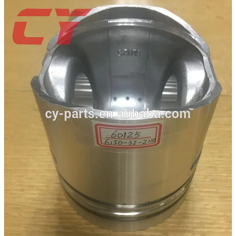 6D125 6150-32-2110 EXCAVATOR ENGINE PISTON