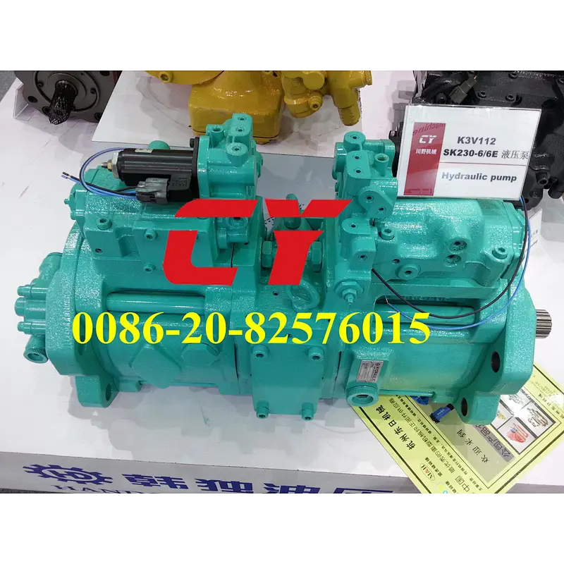 KAWASAKI K3V112DTP-9T8L HYDRAULIC PUMP MAIN PISTON PUMP FOR EXCAVATOR SK200-6E SY215-8