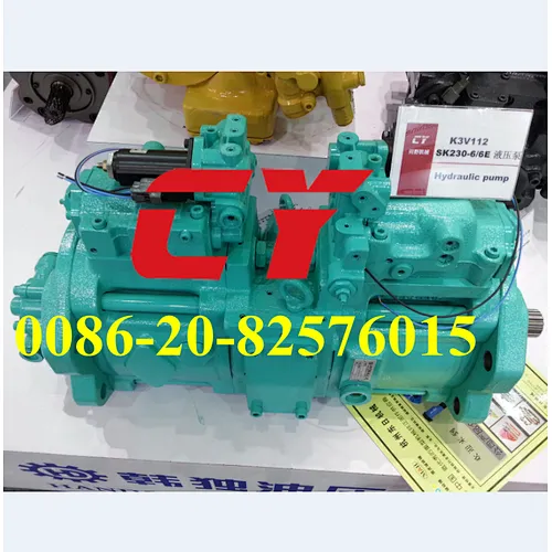 KAWASAKI K3V112DTP-9T8L HYDRAULIC PUMP MAIN PISTON PUMP FOR EXCAVATOR SK200-6E SY215-8