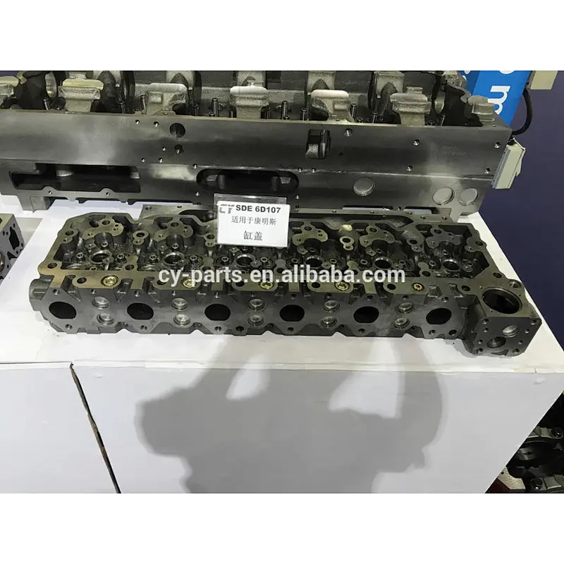 6D107 CYLINDER HEAD ENGINE HEAD