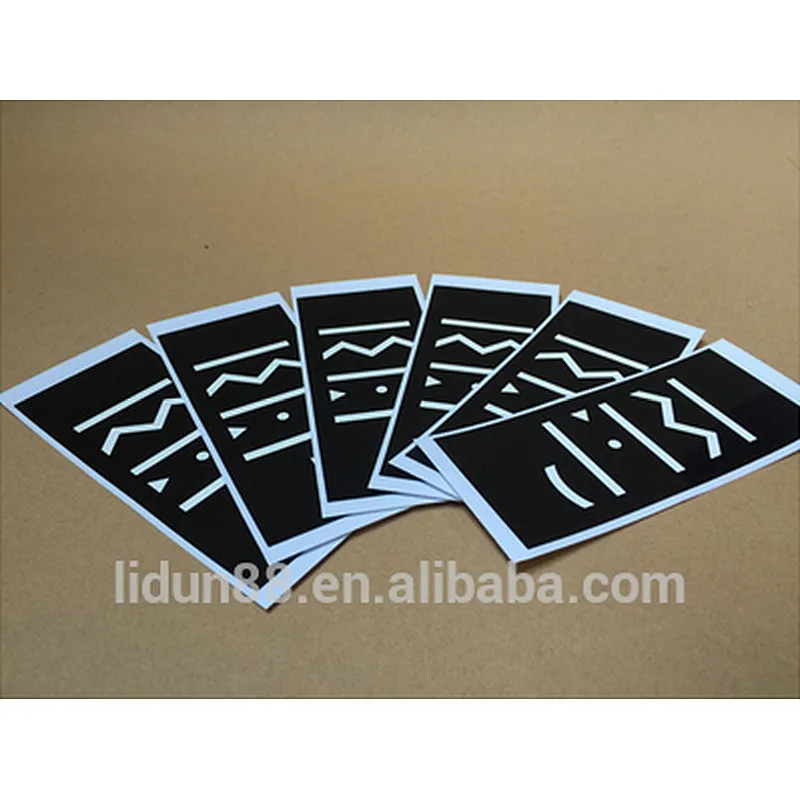 China lipstick sticker packaging clear adhesive labels