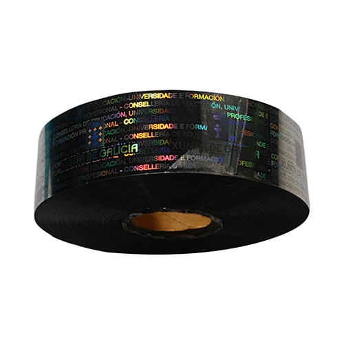 Custom LOGO sticker hot stamping security holographic tape label printing