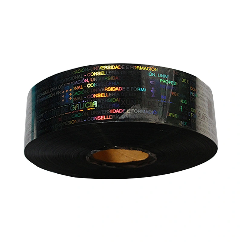 Custom LOGO sticker hot stamping security holographic tape label printing