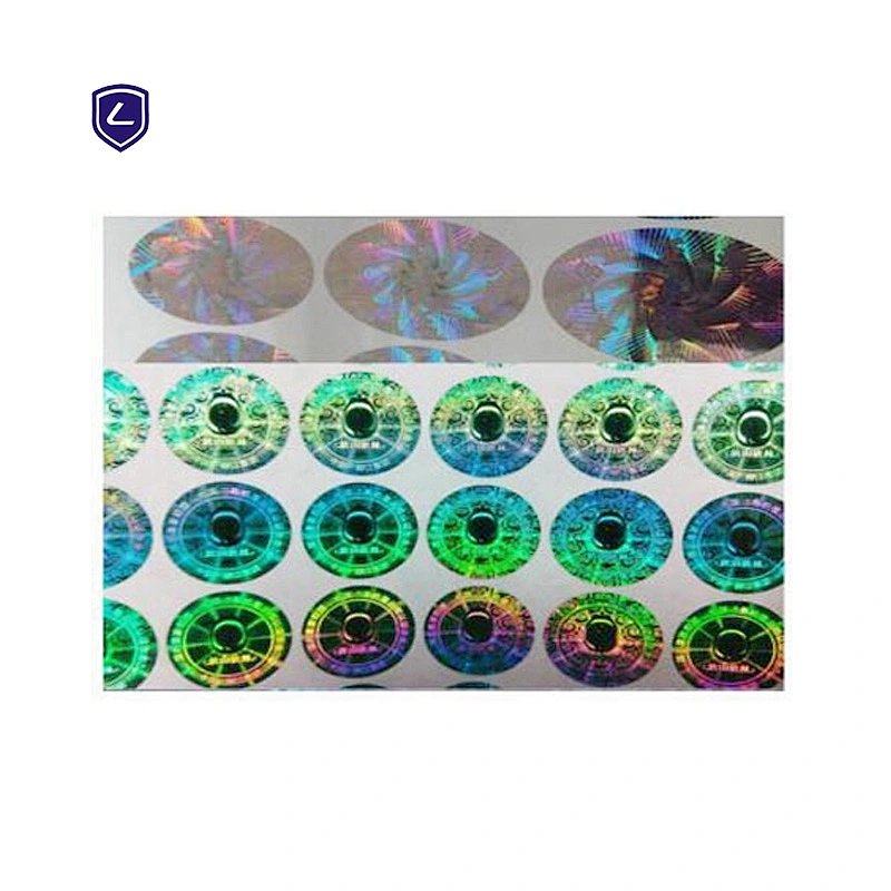 3D Custom Adhesive QR Code Security Hologram Label
