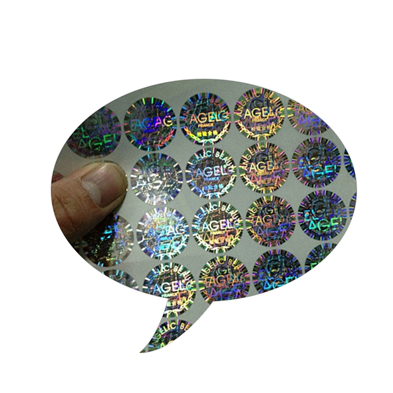 3D hologram hot stamping sticker/anti-fake labels/gift bags paper printing